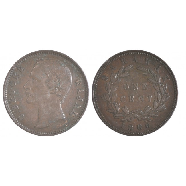 Sarawak Cent 1886