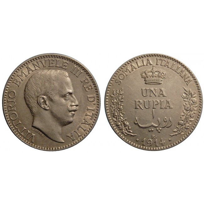Somalia 1 Rupia 1914 - 1,68 Lire