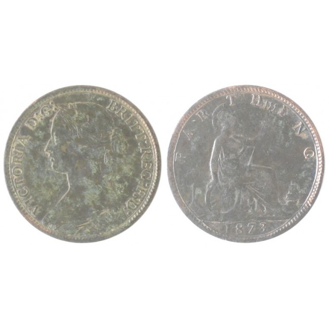 Gran Bretagna Farthing 1873