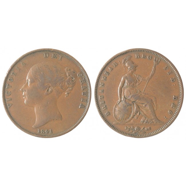 Gran Bretagna Penny 1841