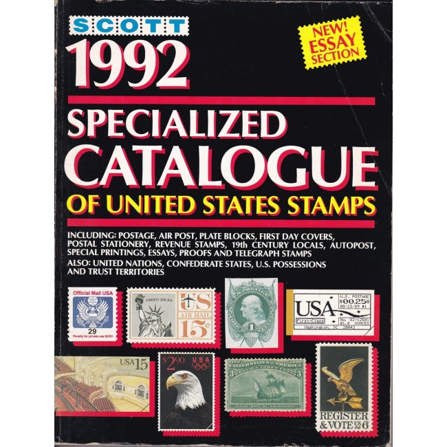 SCOTT - Specialized Catalogue of United States Stamps 1992 ed.
