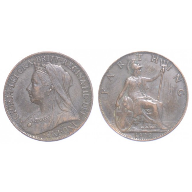 Gran Bretagna Farthing 1900