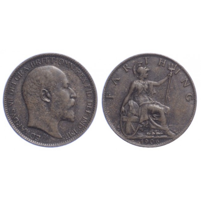 Gran Bretagna Farthing 1906