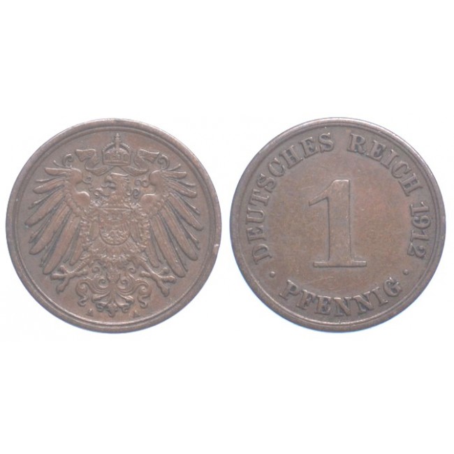Germania Impero Pfennig 1912 (A)