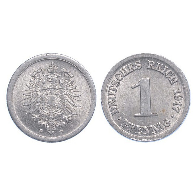 Germania Impero Pfennig 1917 (A)