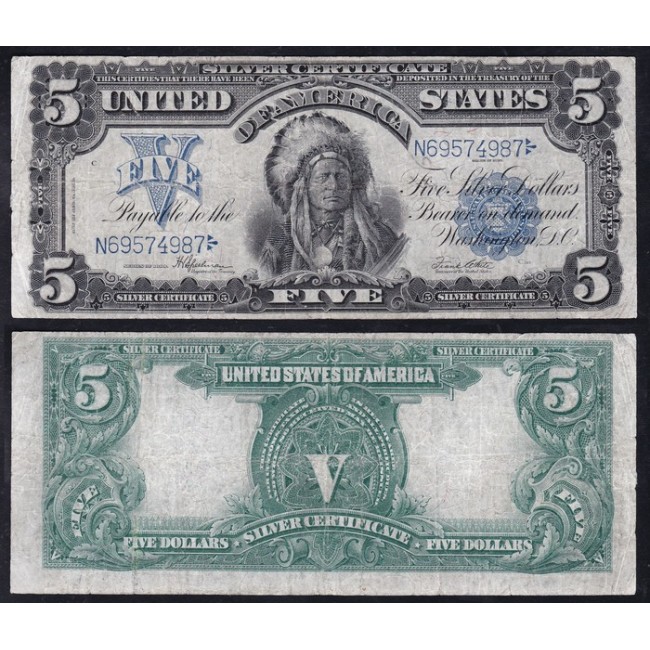 USA Five Dollars 1899