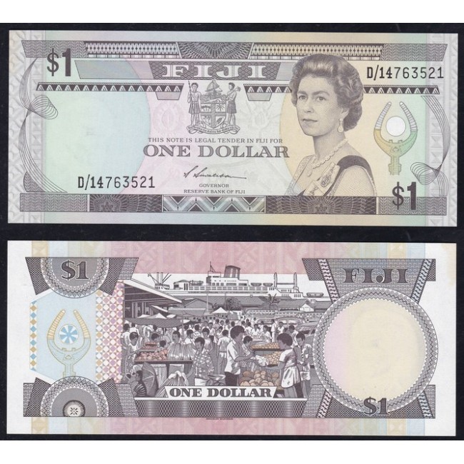 Fiji 1 Dollar 1987