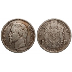 Francia 5 Francs 1867