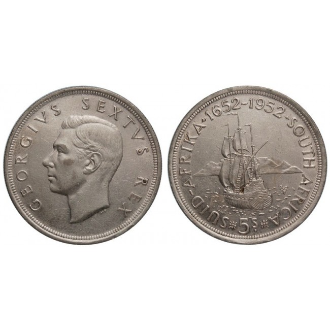 Sud Africa 5 Shillings 1952