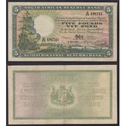Sud Africa 5 Pounds 1947