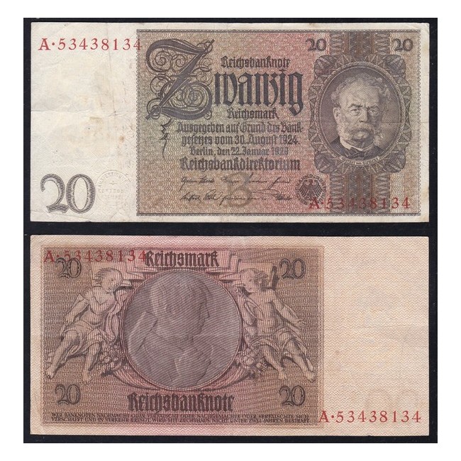 Germania 20 Reichsmark 1929
