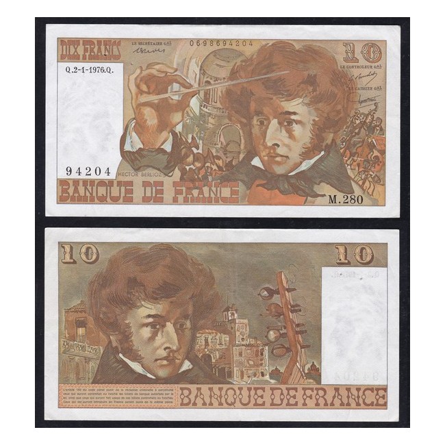 Francia 10 Francs 1976