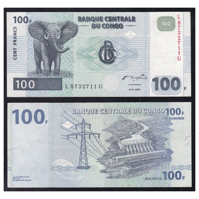 Congo 100 Francs 2000