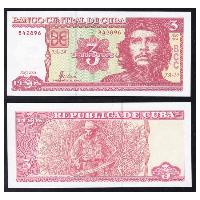 Cuba 3 Pesos  2004
