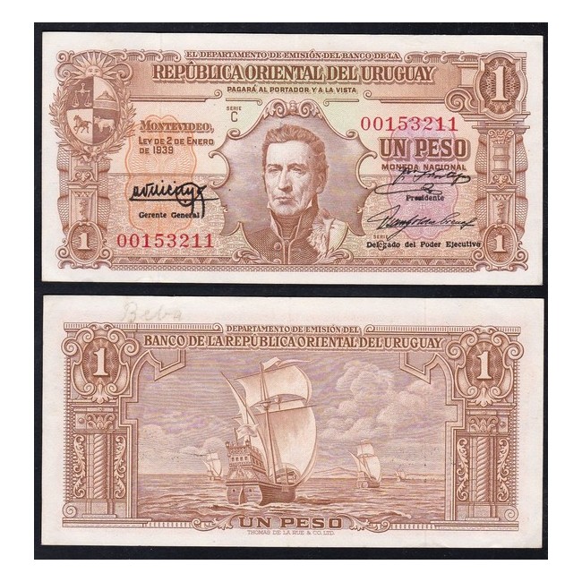 Uruguay 1 Peso 1939