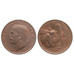 10 Centesimi 1937 Ape