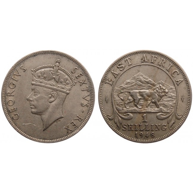 Africa Est  1 Shilling 1948