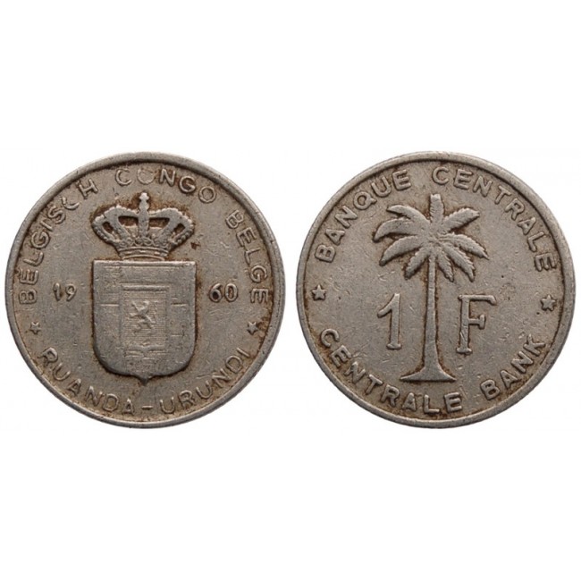 Ruanda-Urundi Franc 1960