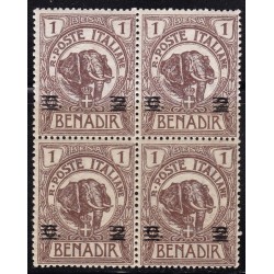 1923 Francobolli del 1907 (n.10) e nuova tiratura (del 1920) dei francobolli del 1906-07 soprastampati