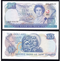 Nuova Zelanda 10 Dollars 1990