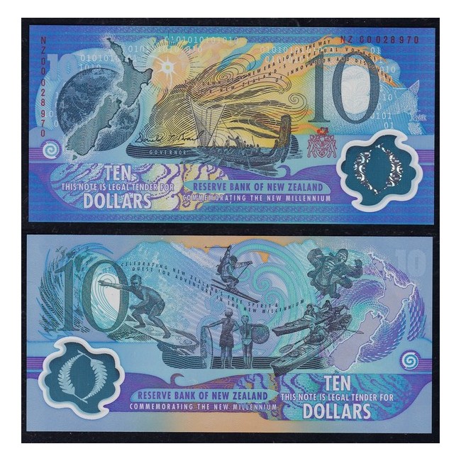 Nuova Zelanda 10 Dollars 2000