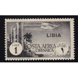 1941 Posta Aerea Nuova tiratura del francobollo di Cirenaica del 1932 (n.9)