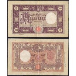 Biglietti di banca 1.000 Lire 1942 Grande "M" Fascio
