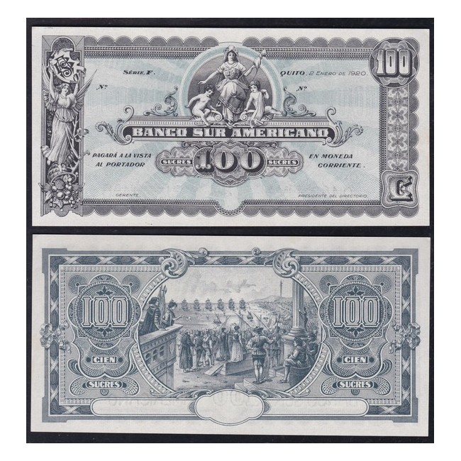 Equador 100 Sucres 1920