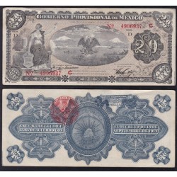 Messico 20 Pesos 1914