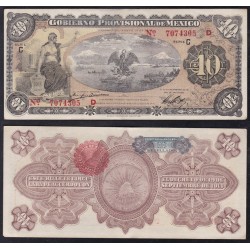 Messico 10 Pesos 1914