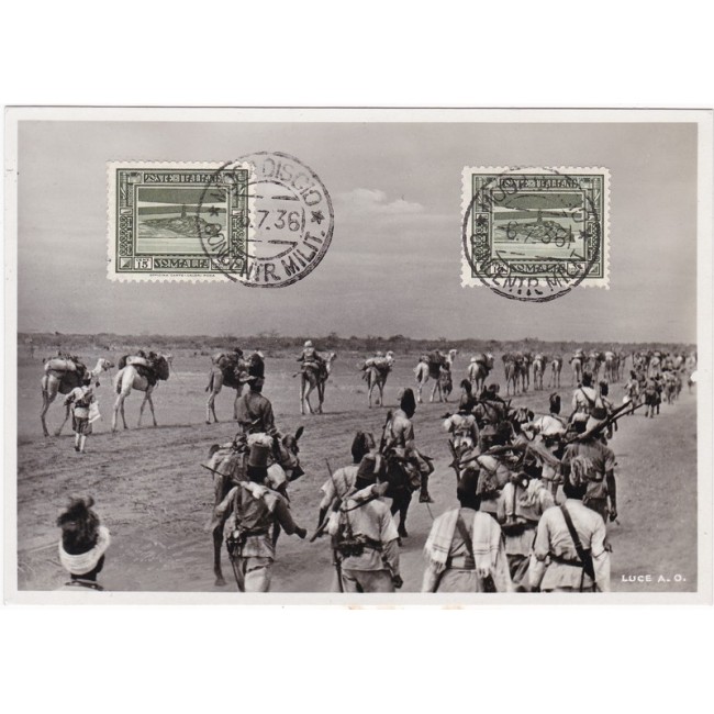Africa Orientale Italiana 1936 Fronte somalo - Carovane di vettovagliamento