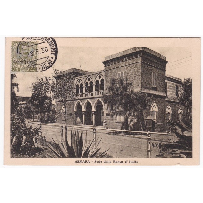 Eritrea 1930 - Asmara Banca d'Italia