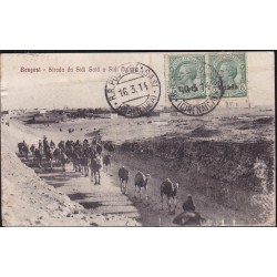 Libia 1914 - Bengasi strada da Sidi Said