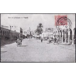 Libia 1914 - Tripoli una via principale