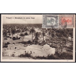 Libia 1925 - Tripoli Marabuto in pieno Oasi