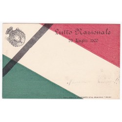 Regno d'Italia primi 900 - Casa Savoia Lutto nazionale 29 luglio 1900