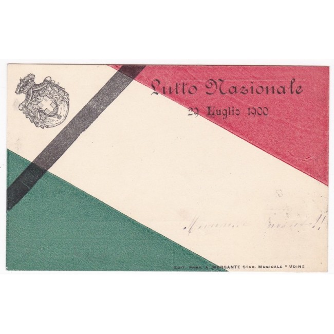 Regno d'Italia primi 900 - Casa Savoia Lutto nazionale 29 luglio 1900