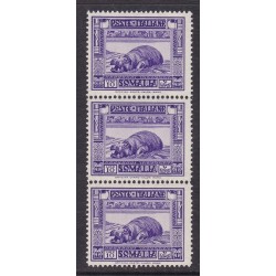 1935-38 Pittorica 2° emissione. 10 lire violetto