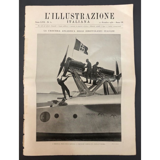 L'illustrazione Italiana 21 Dicembre 1930 - Anno IX