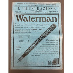 L'illustrazione italiana 29 Maggio 1932 - X con sovracopertina pubblicitaria Waterman
