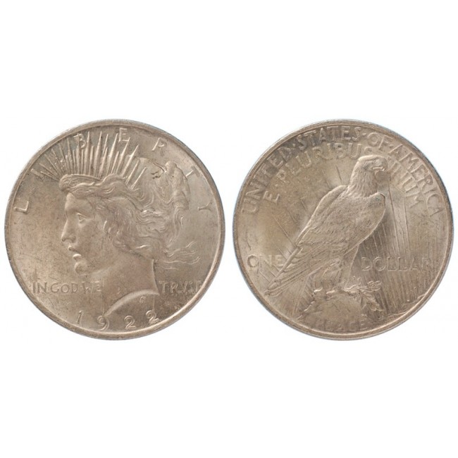 USA Peace Dollar 1922