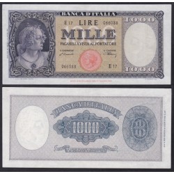Biglietti di banca 1.000 Lire 1947 Italia - Testina
