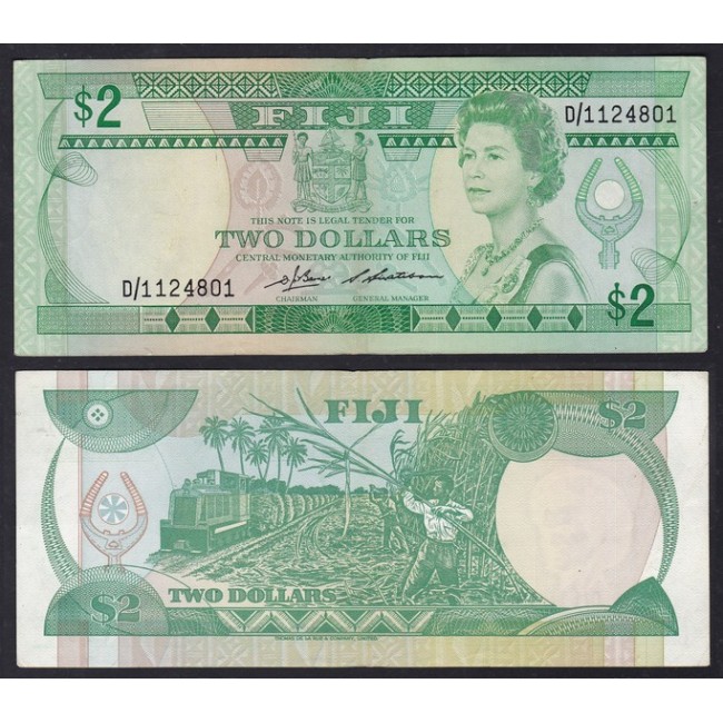 Fiji 2 Dollars 1983