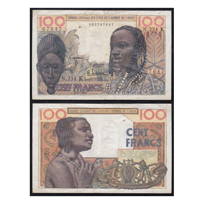 Senegal 100 Francs 1965