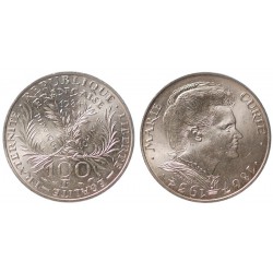 Francia 100 Francs 1984 (Marie Curie)