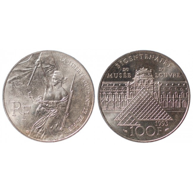 Francia 100 Francs 1993 (Musèe du Luvre)