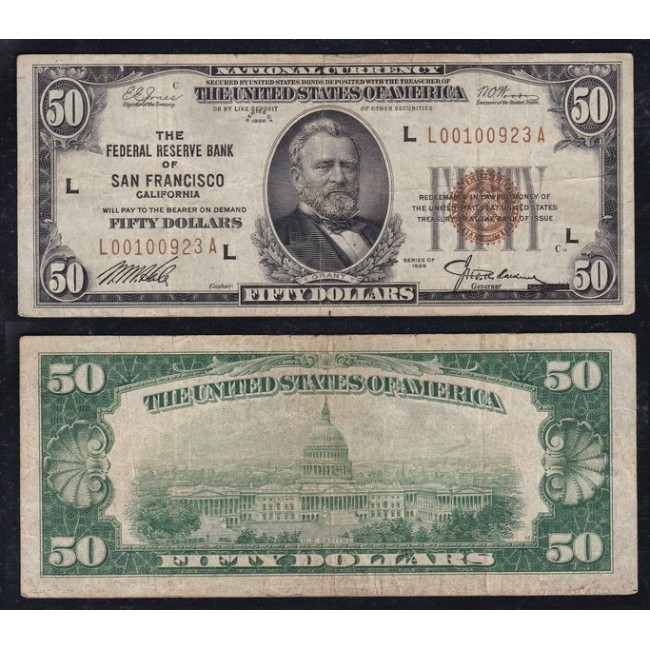 USA Fifty Dollars 1929