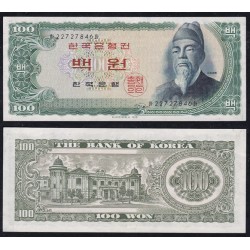 Corea del sud 100 Won 1965