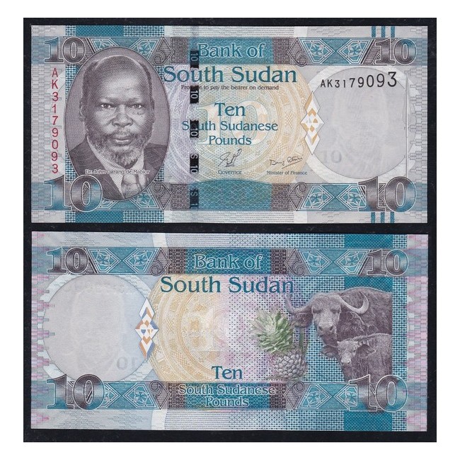 Sudan del sud 10 Pounds 2011