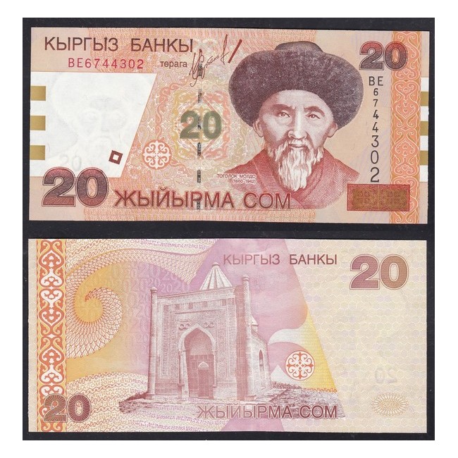 Kyrgistan 20 Som 2002